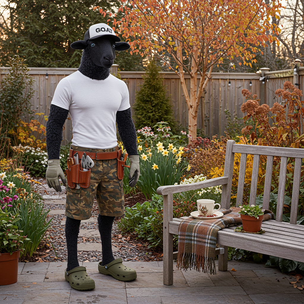 Mouton Noir in a 4 season garden